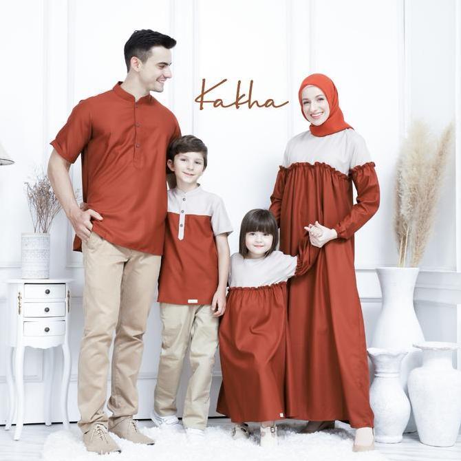 Kakha- Raya Series (Terracotta) Sarimbit Keluarga Muslim