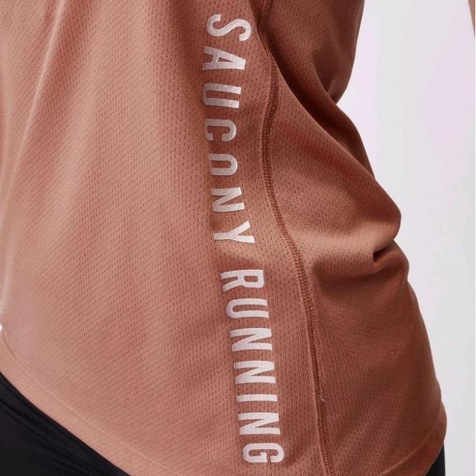 KAOS LARI ORIGINAL SAUCONY STOPWATCH GRAOHIC SS RUNNING SHIRT