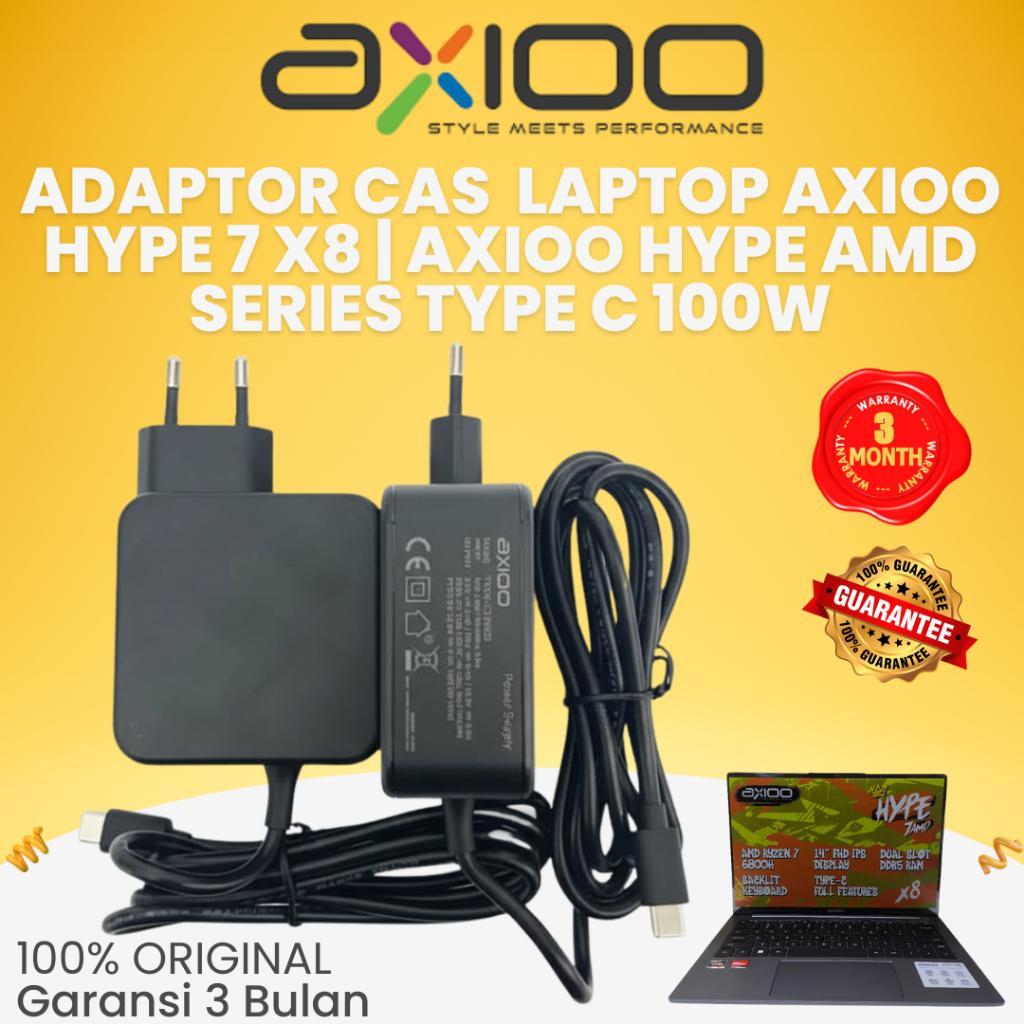 Adaptor Cas Laptop Axioo Hype 7 X8 | Axioo Hype Amd Series Type C 100W Garansi 3 Bulan Original