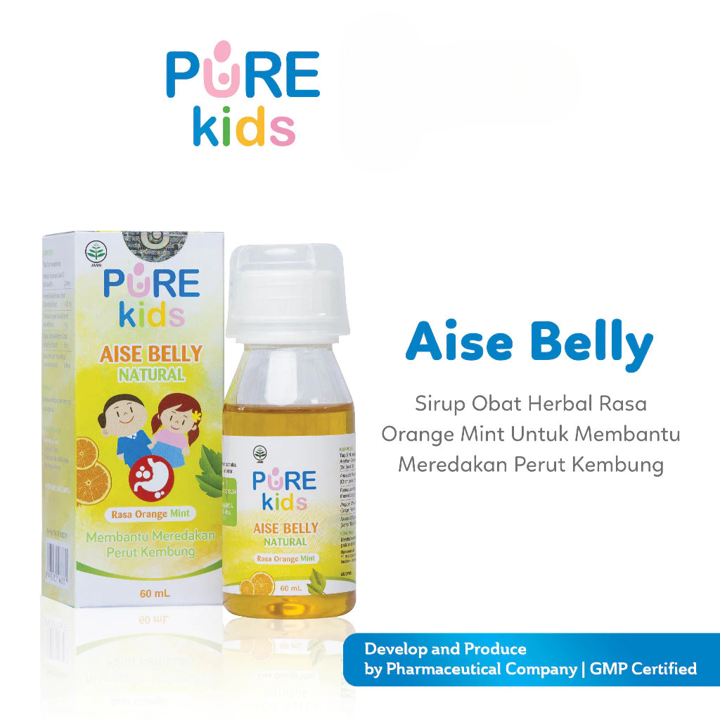 Pure Kids Aise Belly Natural - Obat kembung kolik bayi