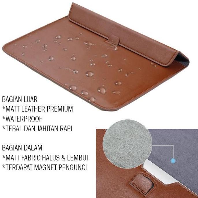 Sleeve Laptop For Asus Zenbook Vivobook 13 14 15 Stand Leather Sleeve Laptop Pouch Case