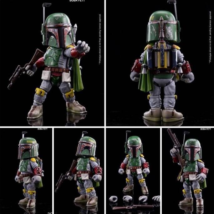 Herocross Star Wars BOBA FETT Hybrid Metal Action Figure HMF 016