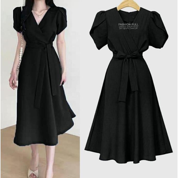 Dress Davia / Gaun Wanita Terbaru Kekinian / Dress Wanita Dewasa / Dress Wanita Modern / Dress Korea