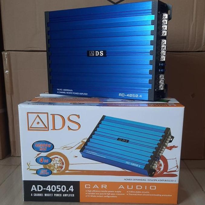 PROMO POWER ADS 4050.4 POWER ADS 405.4 AMPLIFIER MOBIL 4 CHANNEL ADS