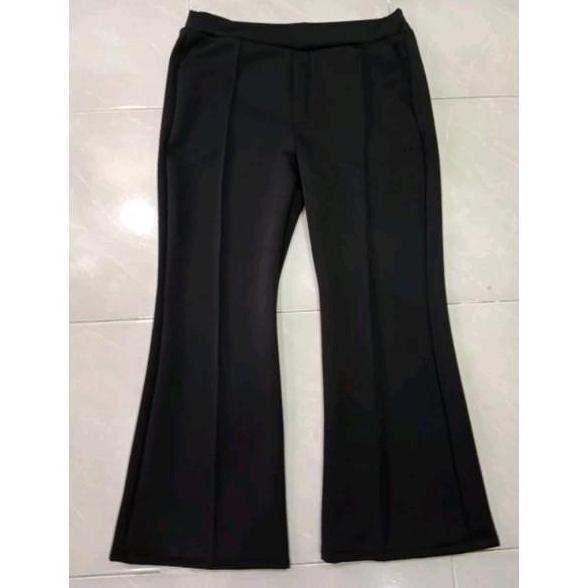 Pastikirim- Celana Cutbray Wanita Panjang Model Jahitan Cubit Bahan Kain Scuba