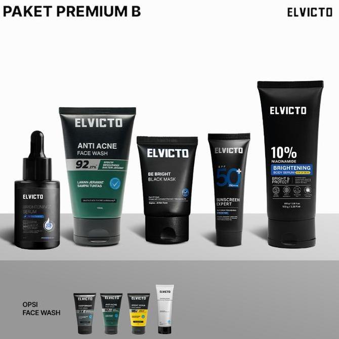 Cantikjamin Elvicto Paket Premium B | Paket Lengkap Perawatan Pria