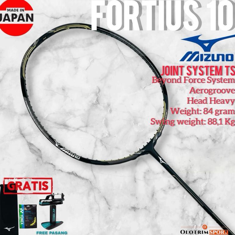 Raket Badminton MIZUNO FORTIUS 10 MADE IN JAPAN FORTIUS10 Original