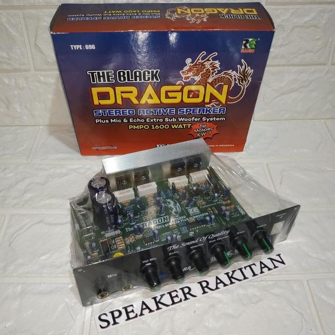 Kit power speaker aktif/active stereo The DRAGON 696 Ranic