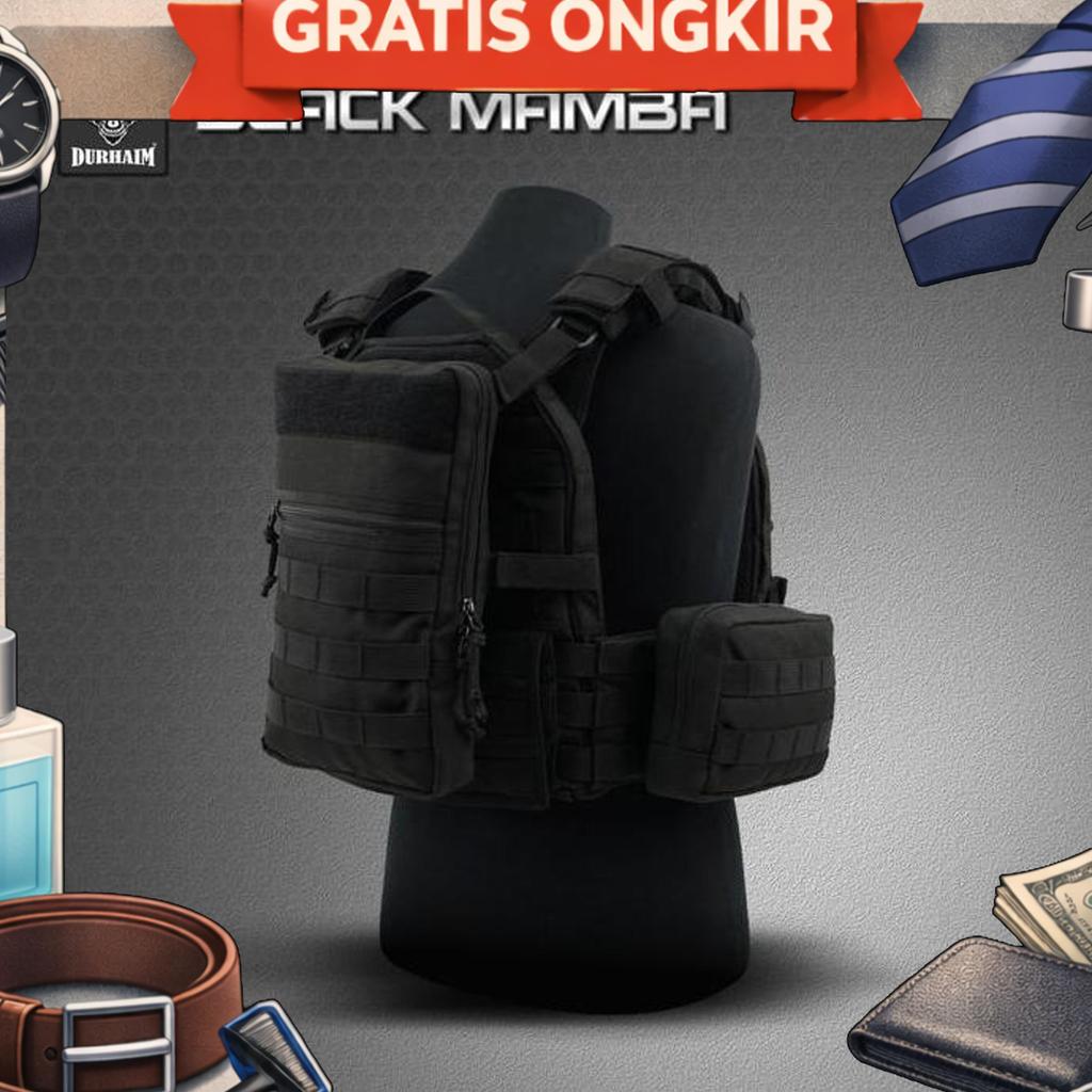 Body Vest Durhaim Black Mamba Modular