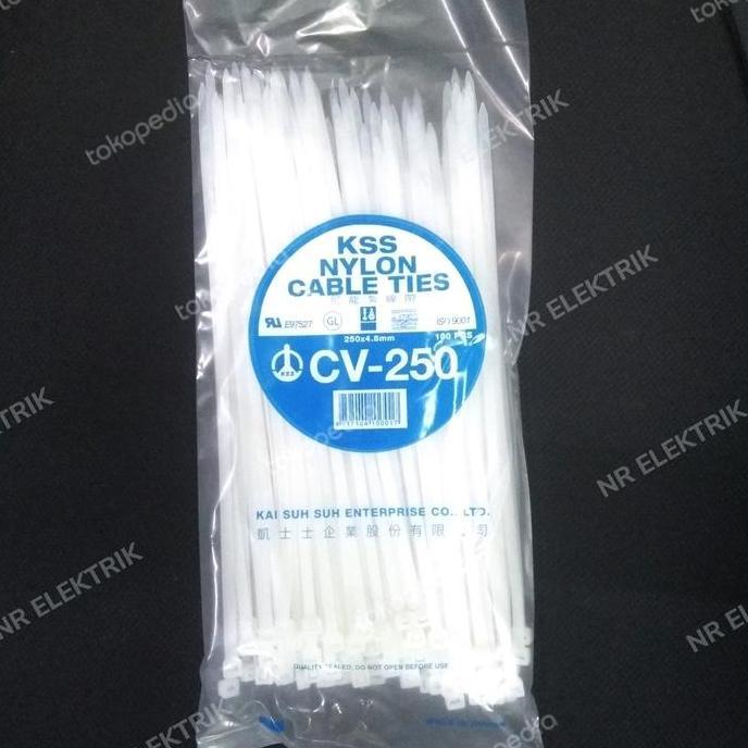 Doxdoc- Kabel Ties /Cable Ties Cv 250 X 4.8 Kss Putih