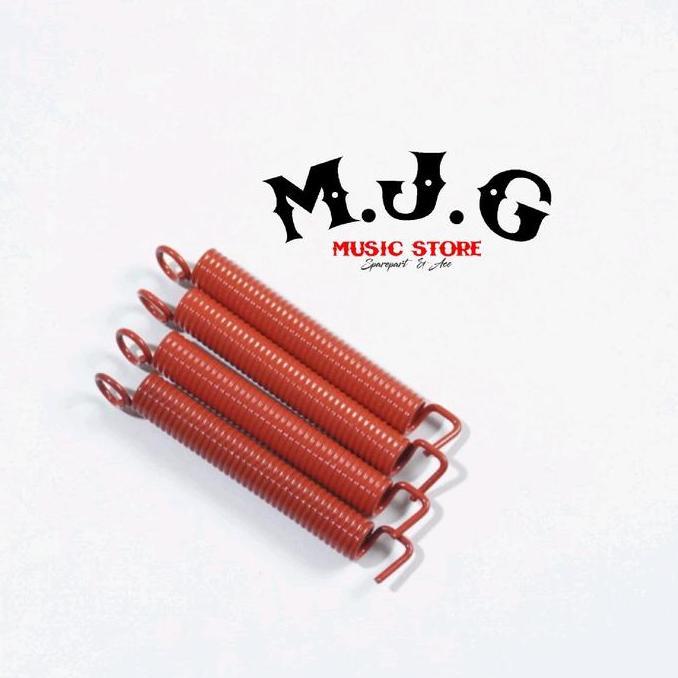 Spring Pir Per Tremolo Gitar Elektrik Red Merah Noiseless Premium Spec