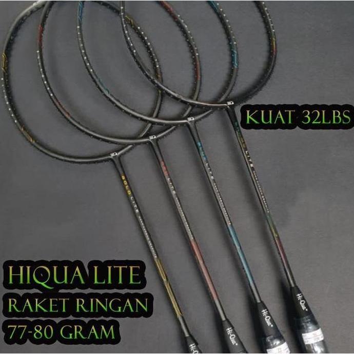 Raket Badminton HIQUA HI-QUA LITE GOLD/CHAMO/BLUE/RED LITE RINGAN 5U
