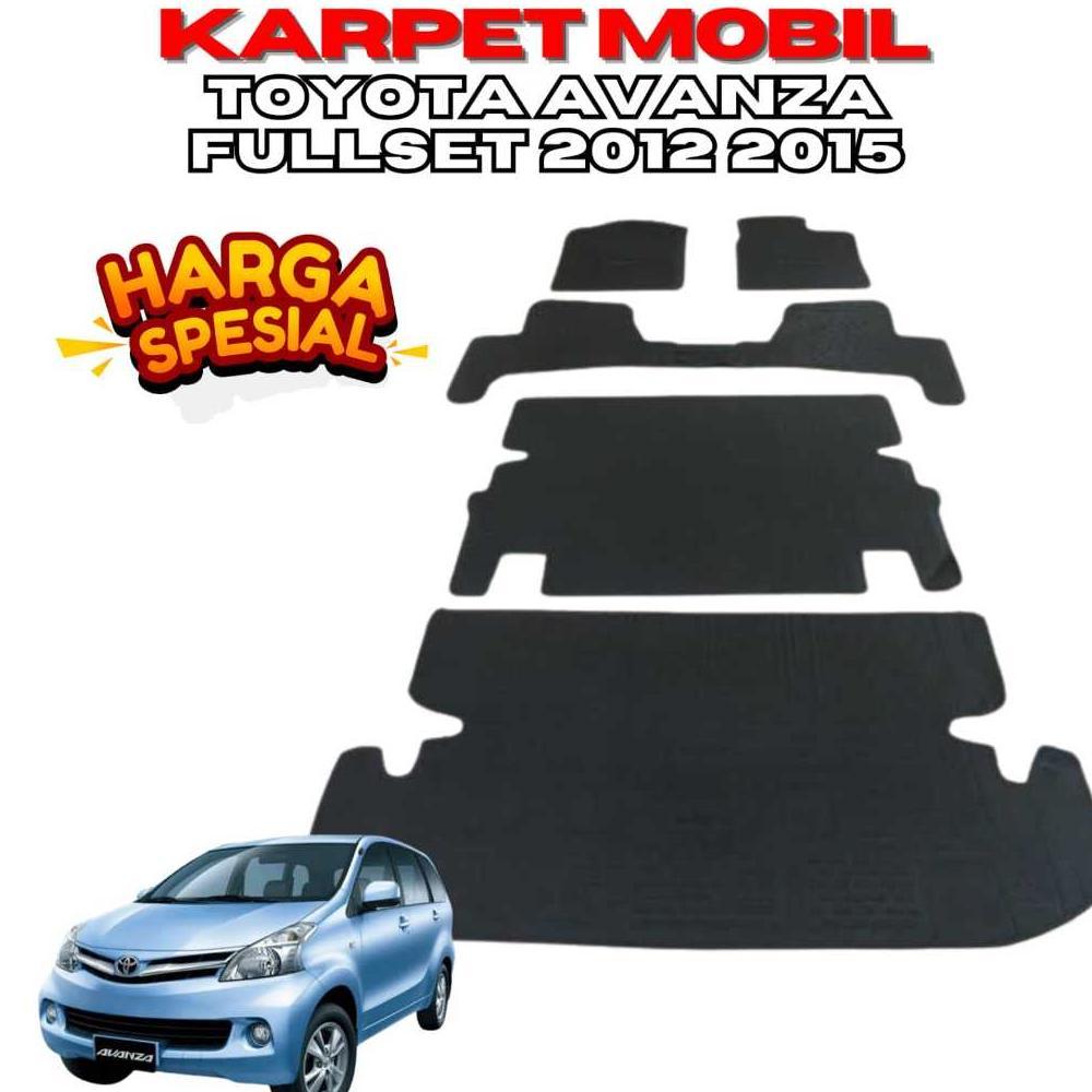 karpet mobil Avanza 2012 2015 full set alas kaki mobil avanza fullset karet matras