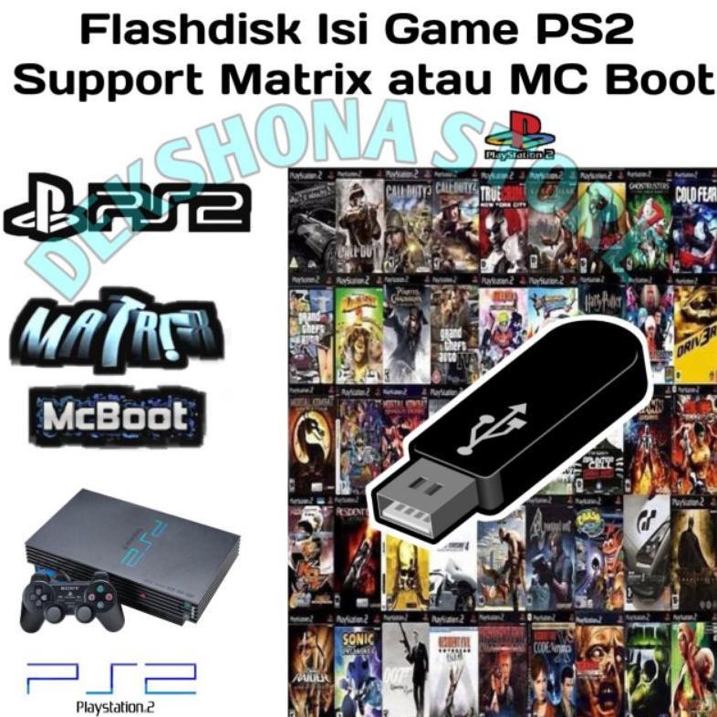 Flashdisk Isi Game PS2 + Cheat Device