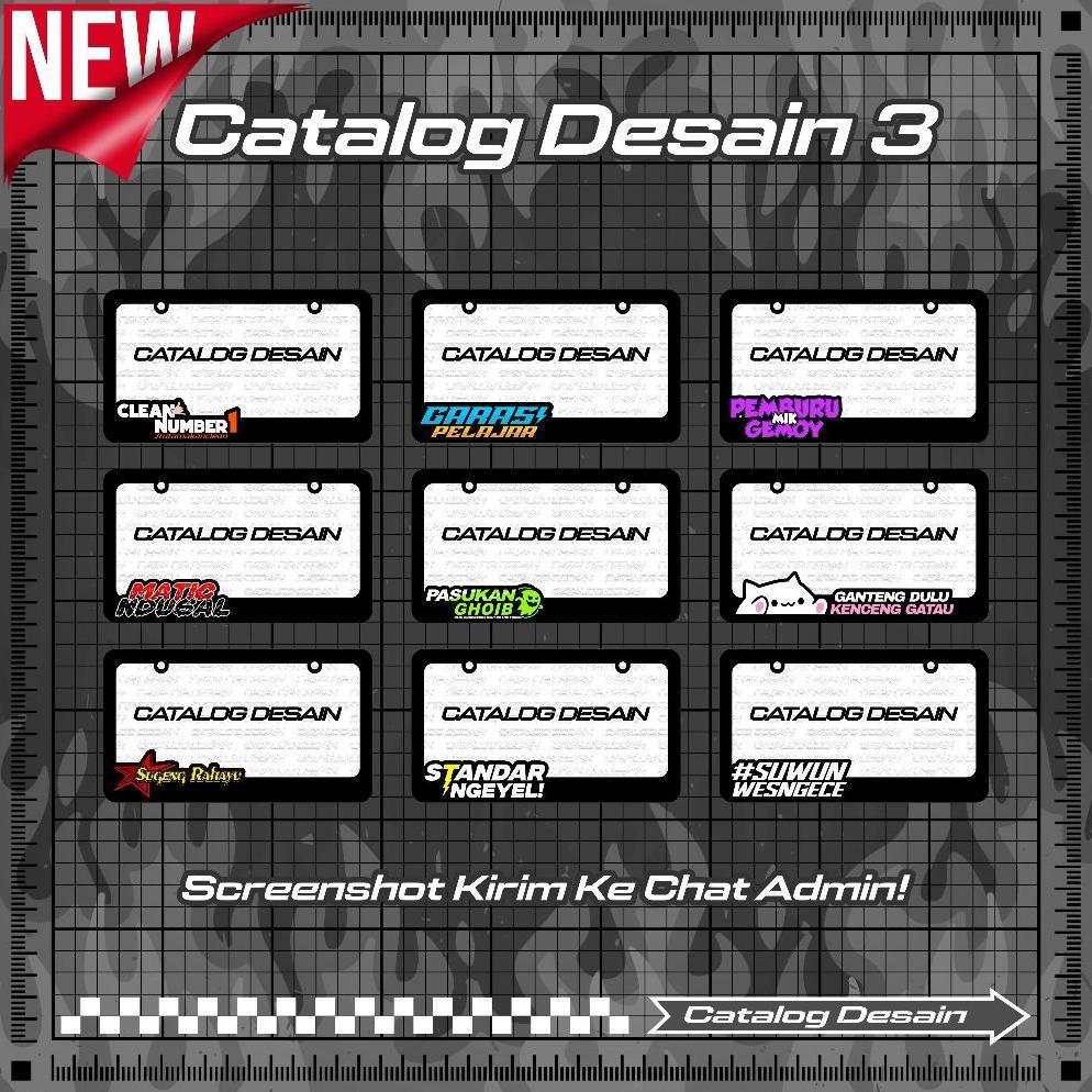 COD Plat Nomor Motor Custom Jdm Plat Nomor Motor Akrilik Custom Desain Api