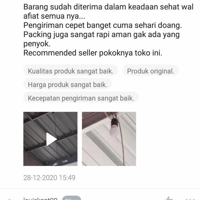 Bestone- lampu led 3 watt panasonic