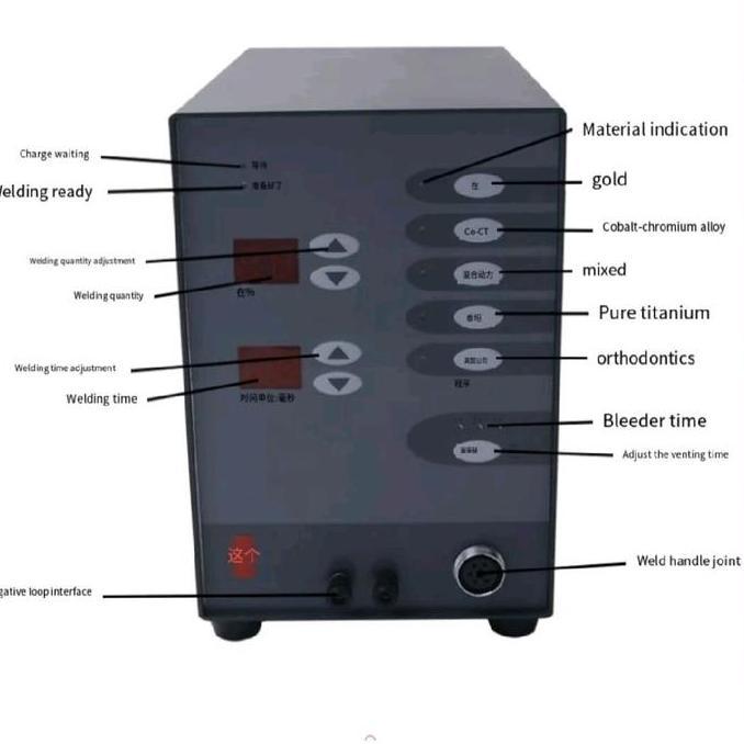 Mesin Laser Las Argon Solder Patri Perhiasan Emas, Tembaga , Kuningan Listrik 220 volt