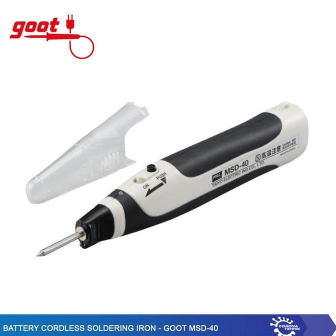 TERLARIS BATTERY CORDLESS SOLDERING IRON - Goot MSD-40