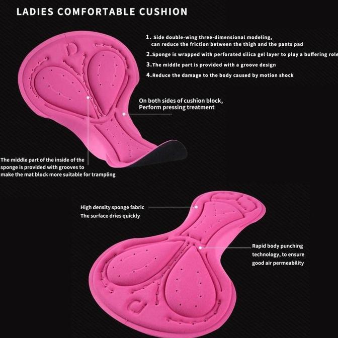 Cheji Bib Long Women - Celana Sepeda Padding Wanita Bib Panjang - Aixi