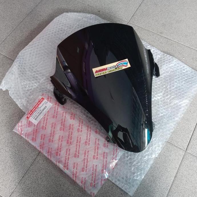 WHINSIED VISOR DEPAN PCX 150 LOKAL SMOKE HITAM HMA ORIGINAL THAILAND Terlaris