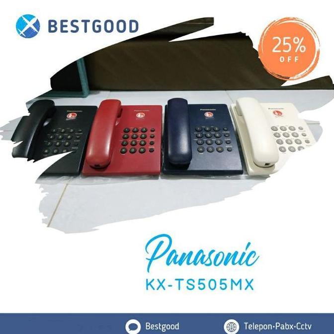 Bestone- Telepon rumah Panasonic KX-TS505MX SECOND / KX-TS505 / 505 / indihome