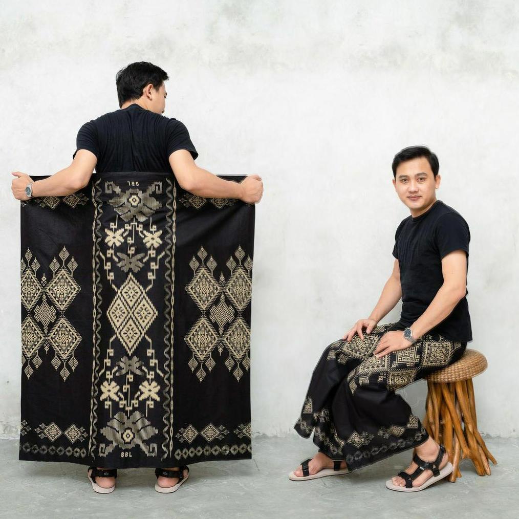 Hot Product Sarung Pria Motif Kaligrafi Kufi Batik Palaikat Sarung Pondok Sarung Sholat Sarung Batik