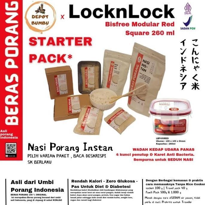 P_dalali - DEPOT BUMBU STARTER PACK  Nasi Porang Instan / Beras Porang / Shirataki / Konjac Rice  Bu