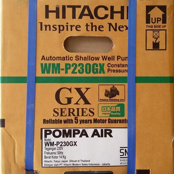 POMPA AIR BOOSTER HITACHI / POMPA PENDORONG HITACHI WMP230GX HITACHI 230WATT