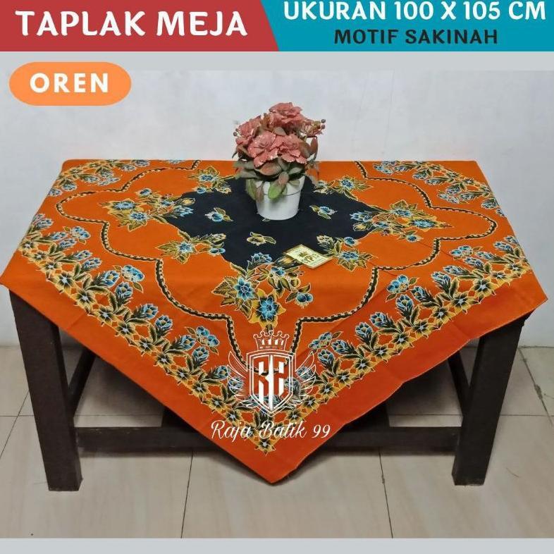Termurah Taplak Meja Tamu Guru Sekolah Aesthetic Bahan Kain Batik Halus Segiempat Terbaru 2025