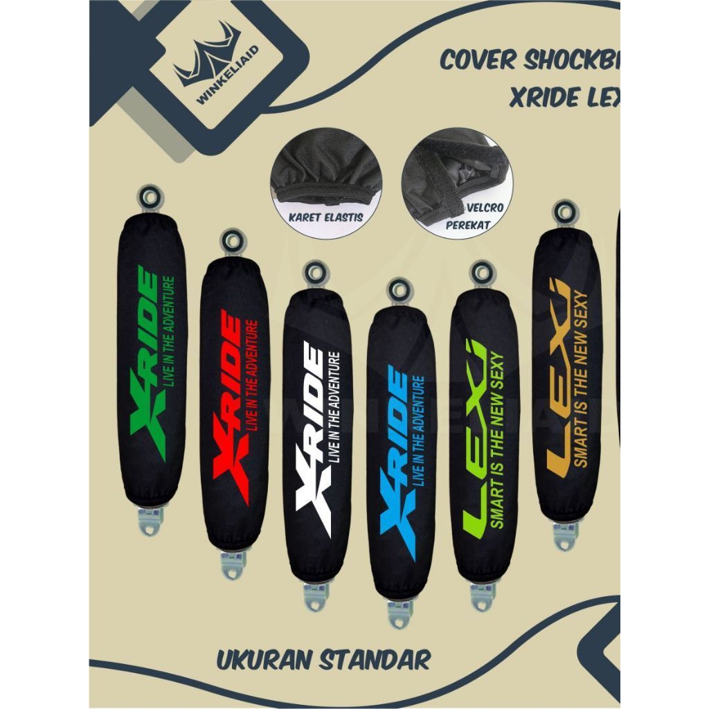 SARUNG SHOCKBREAKER LEXI XRIDE YAMAHA COVER PENUTUP PELINDUNG SHOCKBREAKER YAMAHA LEXI XRIDE