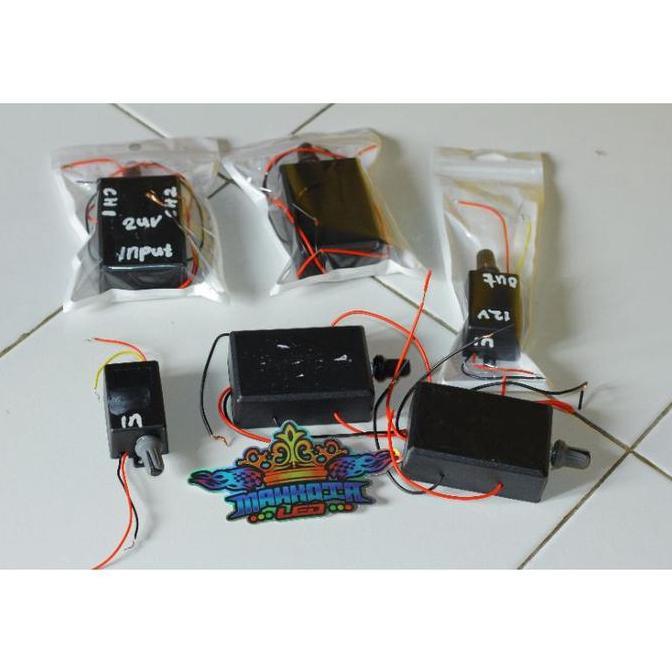 Thebest- modul lampu pesawat 2 channel 12v dan 24v, lampu rotari STEL KECEPATAN