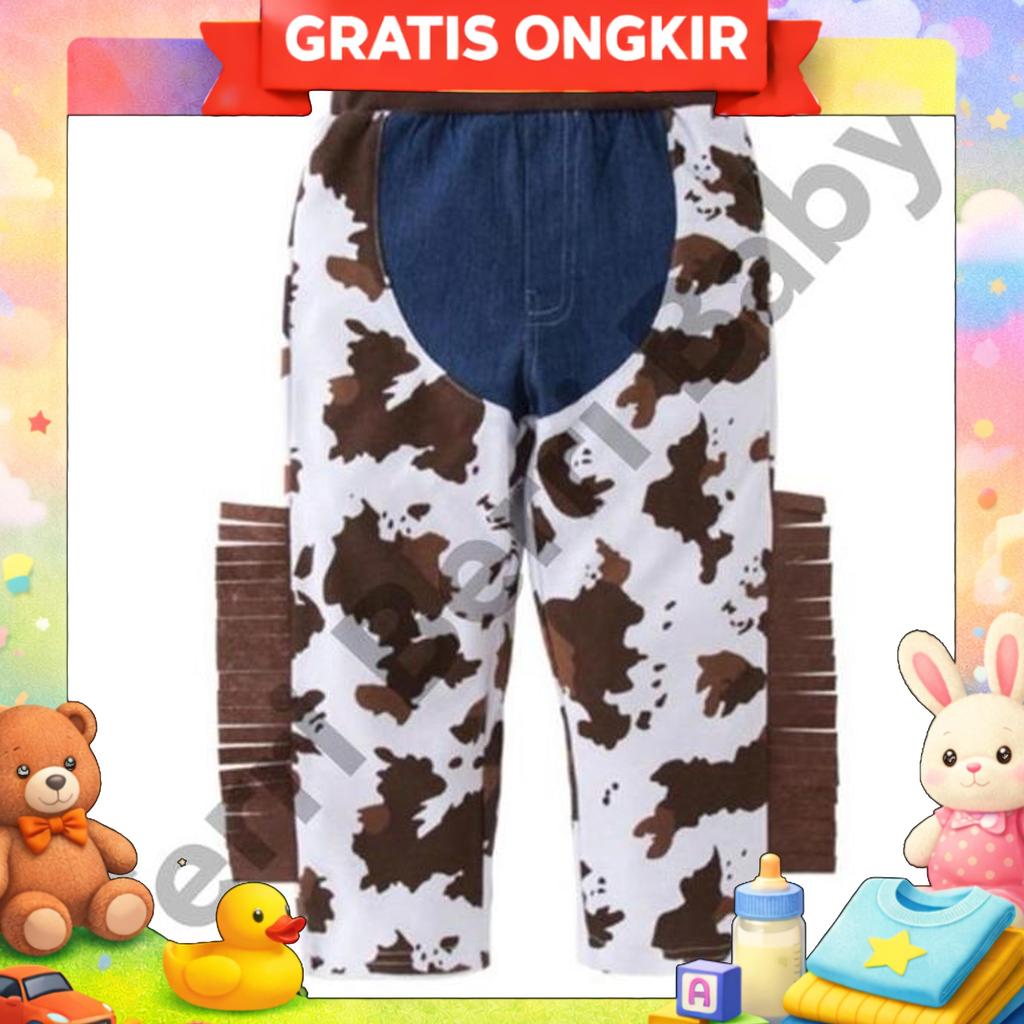 Baju Kostum Cowboy Zorro Koboi Setelan Toddler Anak Halloween