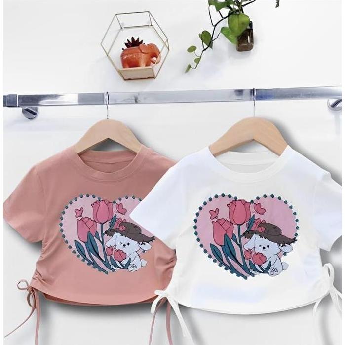 DB280 - BAJU ANAK PEREMPUAN MODEL SERUT UMUR 1-12 TAHUN TERBARU