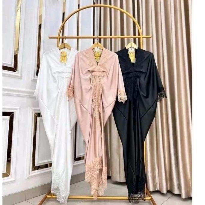 Kaftan Raya polos renda kaftan lebaran kaftan pesta Kondangan Renda Gamis kaftan velvet premium