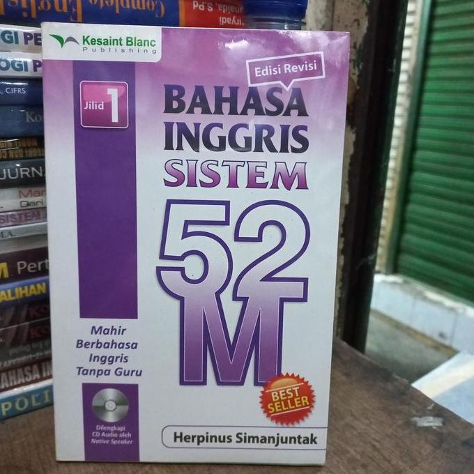 HOT SALE Bahasa inggris sistem 52M jilid 1 + cd.