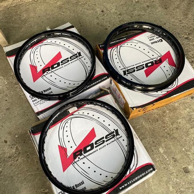 Lingkaran Velg Vrossi Hitam Gilap 185/160/140 Ring 17 Velg V Rossi Hitam Gilap Motorcycle Kualitas T