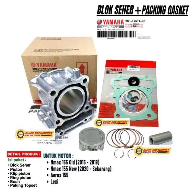 Sale Blok Seher Cylinder Pistonkit Nmax Old Nmax New Aerox Lexi Blok Seher Komplit+Topset 2Dp Motor 