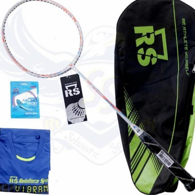 Ready Raket Badminton Rs Iso Power 555 Evo Original Kumplit