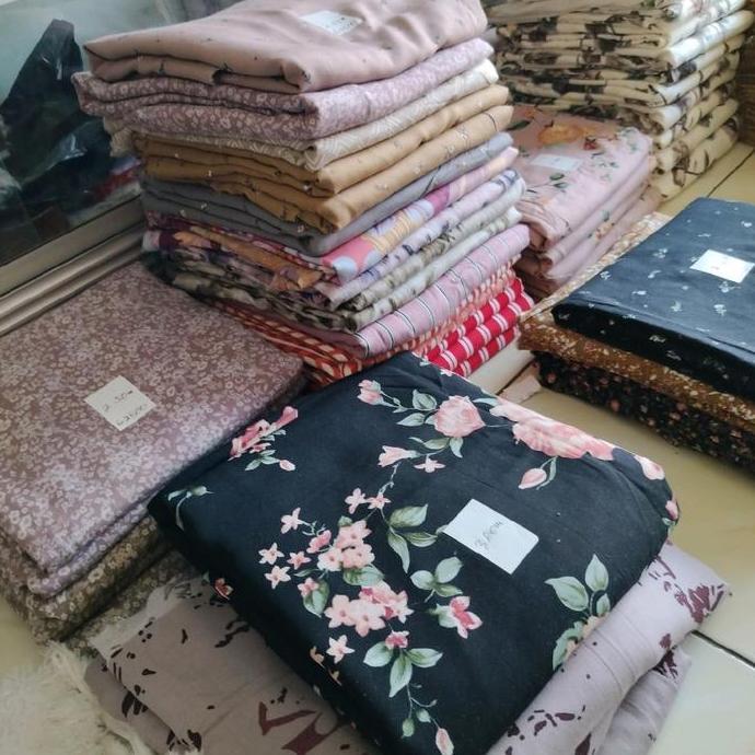katun Rayon viscose ukuran 2 - 3 meteran