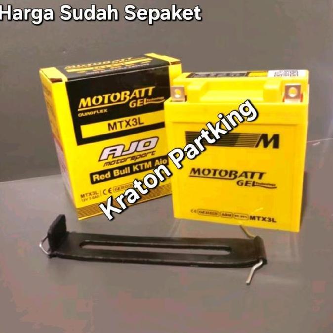 Sale Aki Kering Rx King Set Karet Motobatt Original Joss Motorcycle