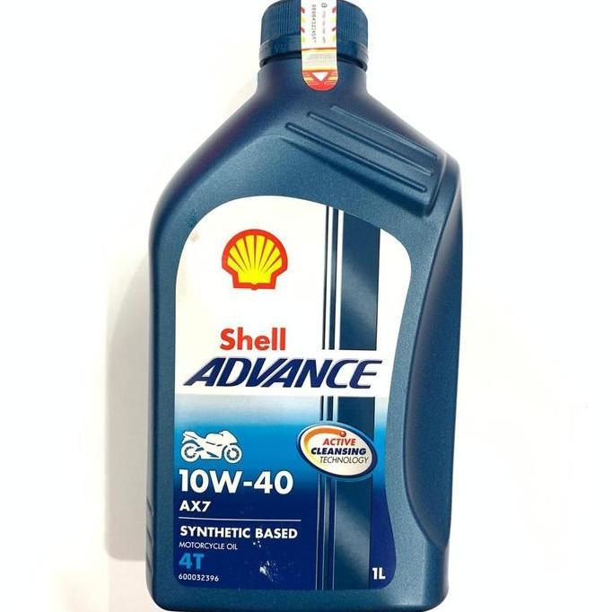 OLI SHELL AX7 1 LITER 10W40 SATRIA FU VIXION R15 JUPITER MX ORIGINAL