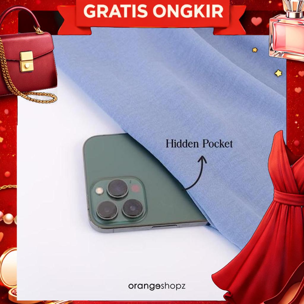 Gamis Panjang Wanita Crinkle Airflow Premium Azela Dress