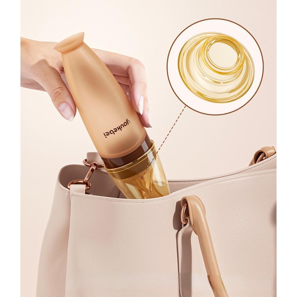 Premium [ Love Ibu ]  Silicone Baby Feeder Spoon / Sendok Botol Makan Bayi / Botol Sendok Makan Bayi