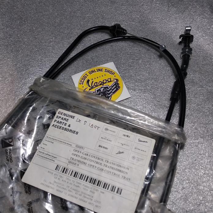 Kabel Gas Open Gas Control Vespa Matic Lx/S Iget Garansi