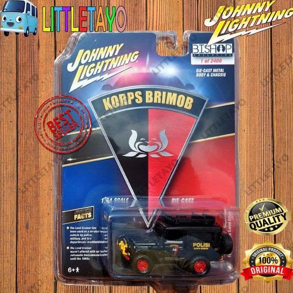 JOHNNY LIGHTNING BISHOP KORPS BRIMOB 1980 TOYOTA LAND CRUISER POLISI