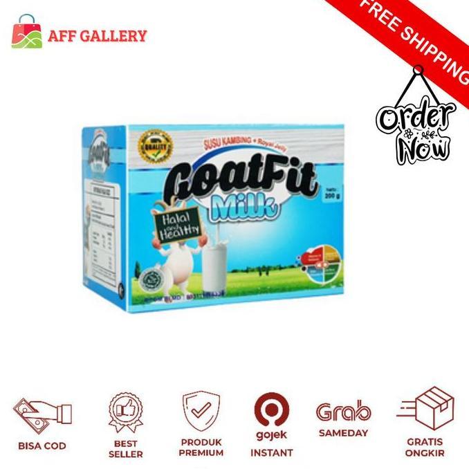 Milkking- Susu Kambing Etawa Goatfit Milk Original 10 Sachet / Goat Fit