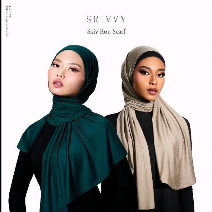 Terpopuler- Skiv Rou Scarf - Lafiye Premium Scarf