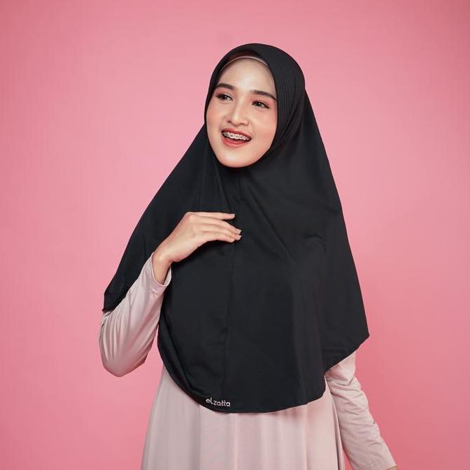 Terpopuler- Elzatta Jilbab Instan Zaria Citra Kerudung Spandex Bergo Panjang