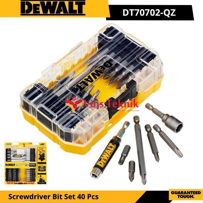 Alatlengkap- Dewalt Dt70702 Mata Obeng Set Screwdriver Bit Set 40Pcs Dt70702-Qz