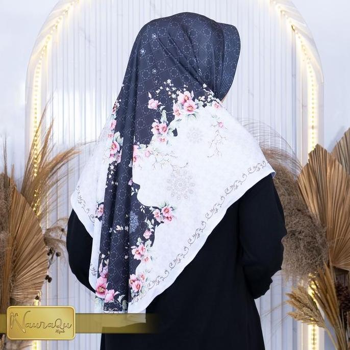 Terpopuler- Jilbab Instan Bergo Motif Printing Jersey Premium Sakura Kerudung Muslim Wanita Dewasa D